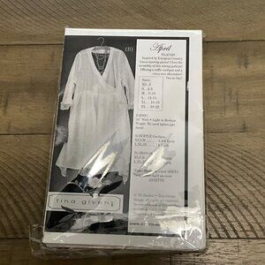 Tina Givens Sewing Pattern April TG-A7100 Jacket Ruffle Cardigan Cross Over